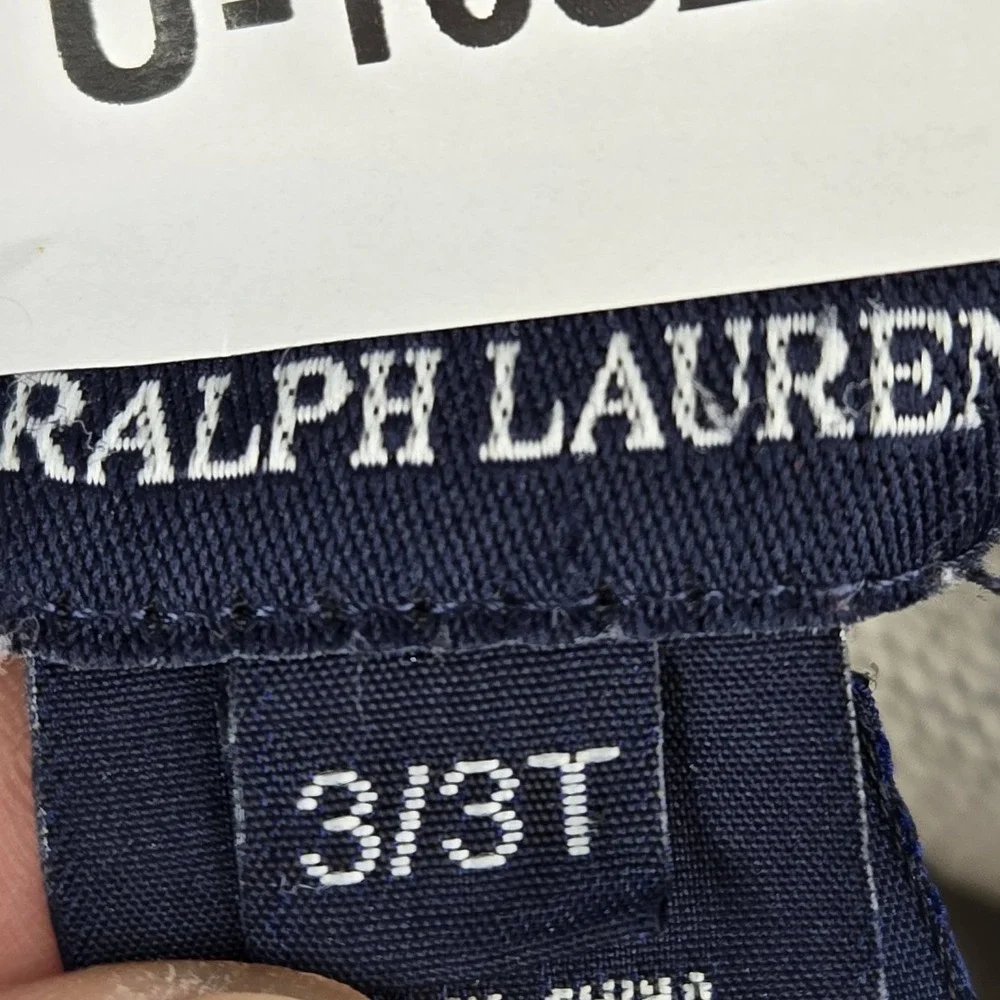 Ralph Lauren Boy Hoodie 3/3T Gray Big Pony Embroidered Zipper Long Sleeve‎